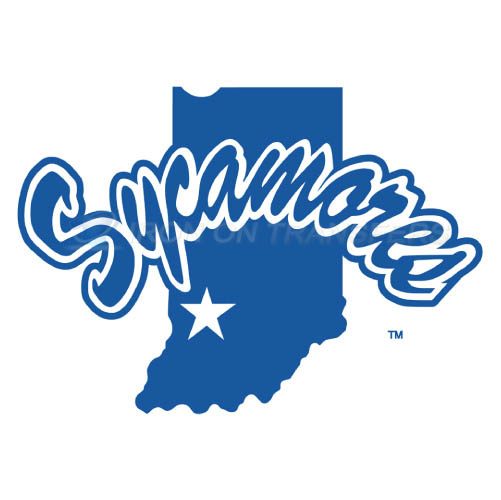 Indiana State Sycamores Iron-on Stickers (Heat Transfers)NO.4635